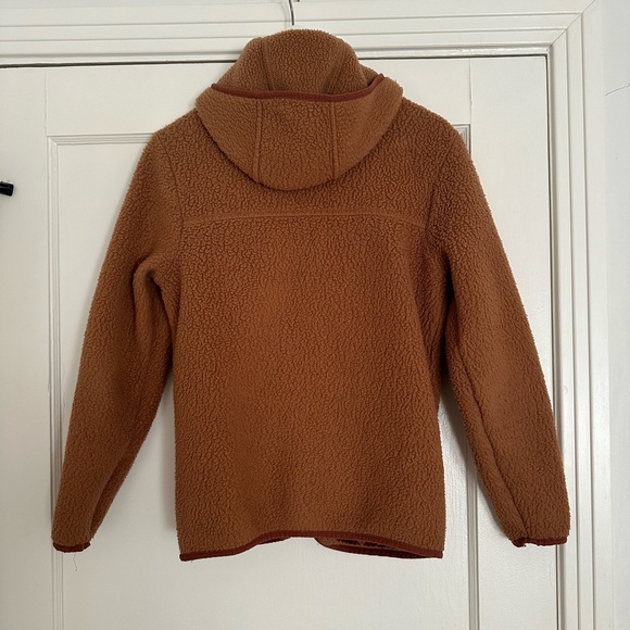 Patagonia Retro Pile Hooded Jacket, Beech Brown - Picture 3 of 6